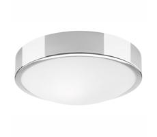 Stropné svietidlo JONAS 1xE27/60W/230V pr. 26 cm lesklý chróm
