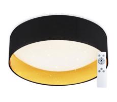 Top Light Top Light - LED Stmievateľné stropné svietidlo LED/24W/230V+ diaľkové ovládanie čierna