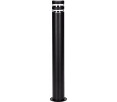Vonkajšia lampa RINO 1xE27/12W/230V IP54 74 cm čierna