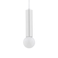 Závesná lampa Jazz, 1-plameňová, biela