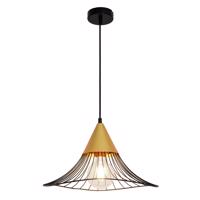 Závesná lampa Tina s klietkovým tienidlom